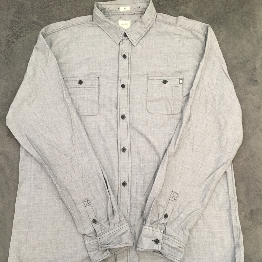 Men’s AMBIG Long Sleeve Button Down